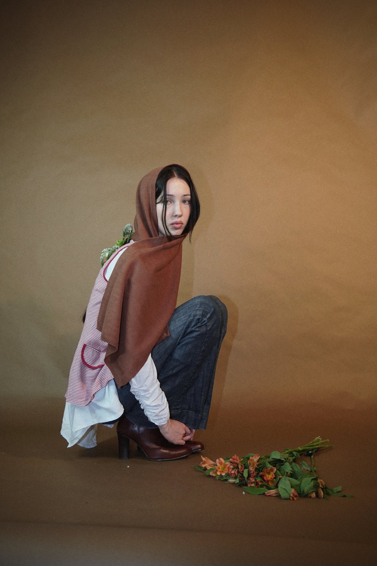 Signature Knit Scarf - Tree House Brown