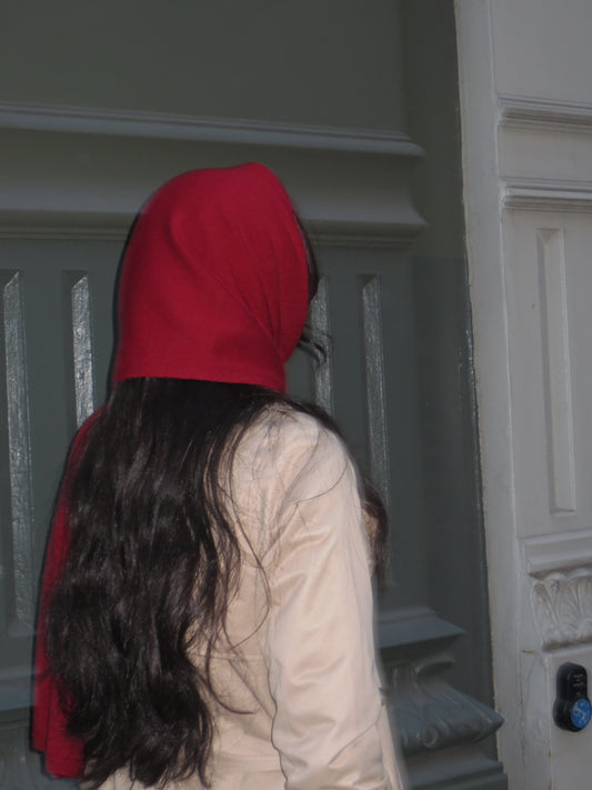 Signature Knit Scarf - Cherry Red